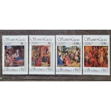 RELIGION SERIE COMPLETA DE ESTAMPILLAS NUEVAS MINT PINTURAS